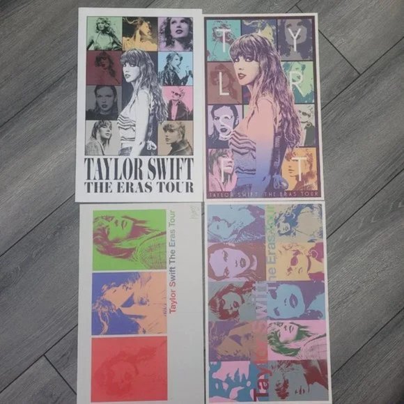 Taylor Swift The Eras Tour VIP Merch Box Exclusive 3 Poster set - No City Poster - Picture 1 of 3